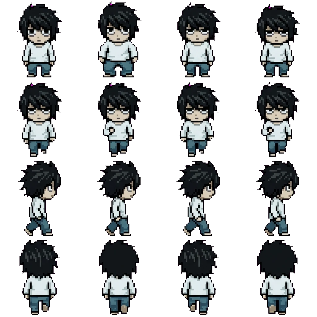 L Lawliet movement sprite