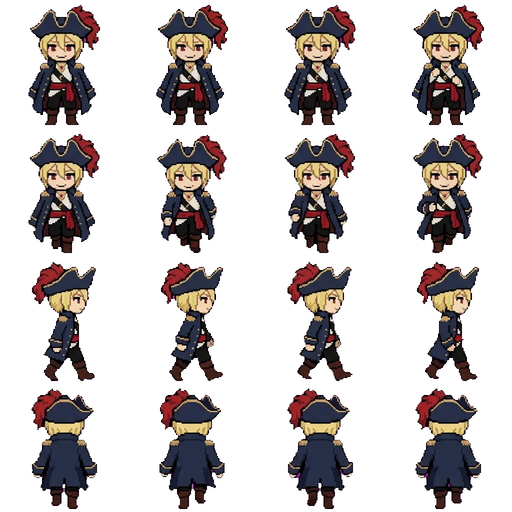 Ryusui #8 movement sprite