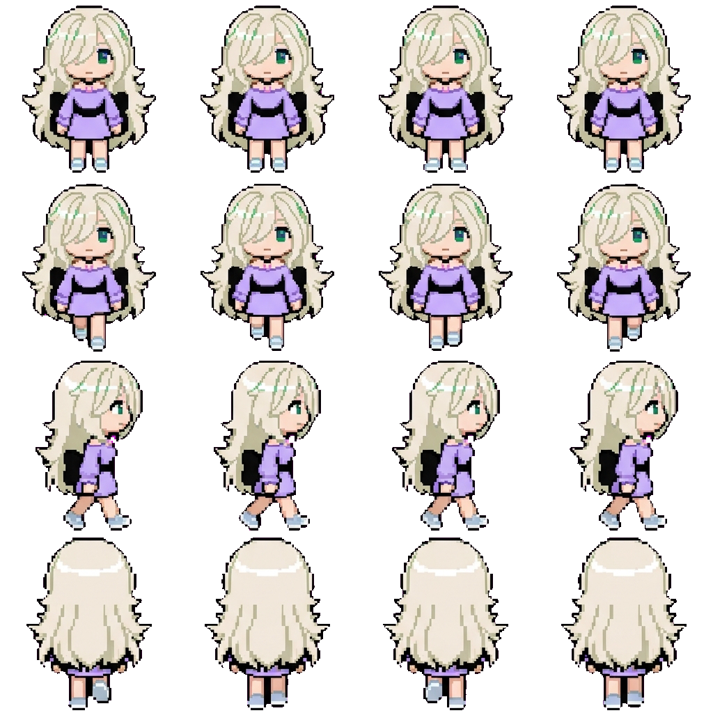 Iris White movement sprite