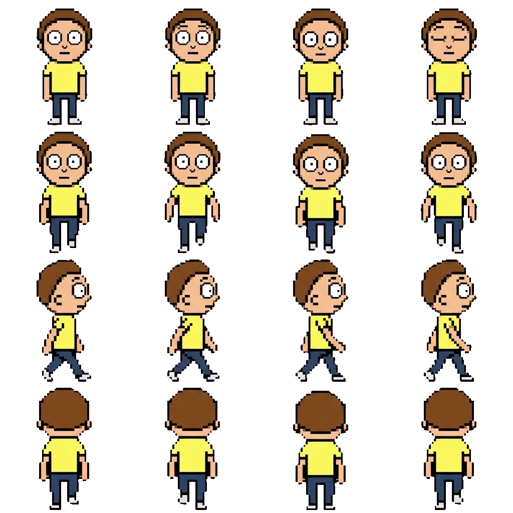Morty movement sprite
