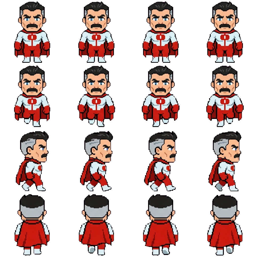 Omni-Man movement sprite
