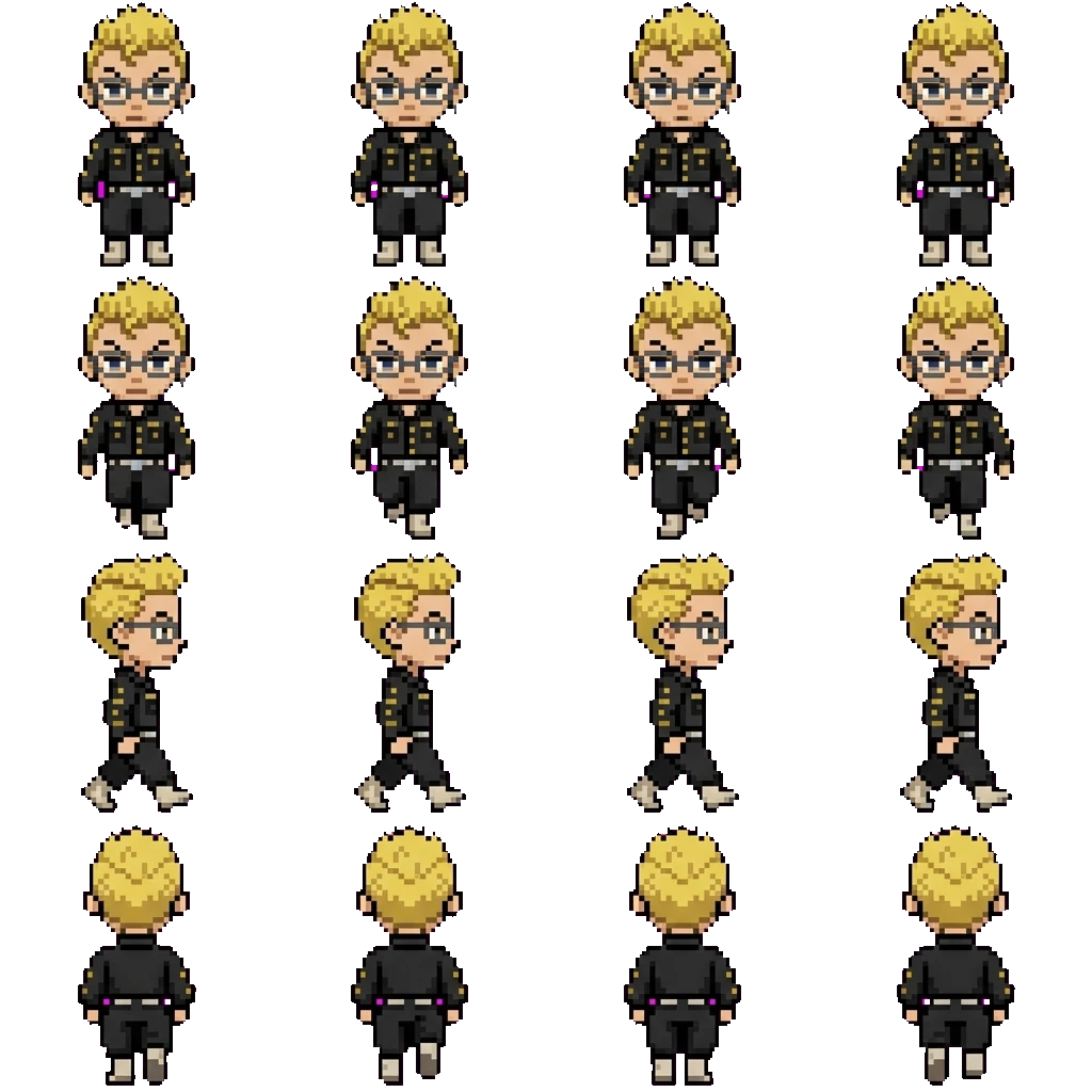 Kisaki Tetta movement sprite