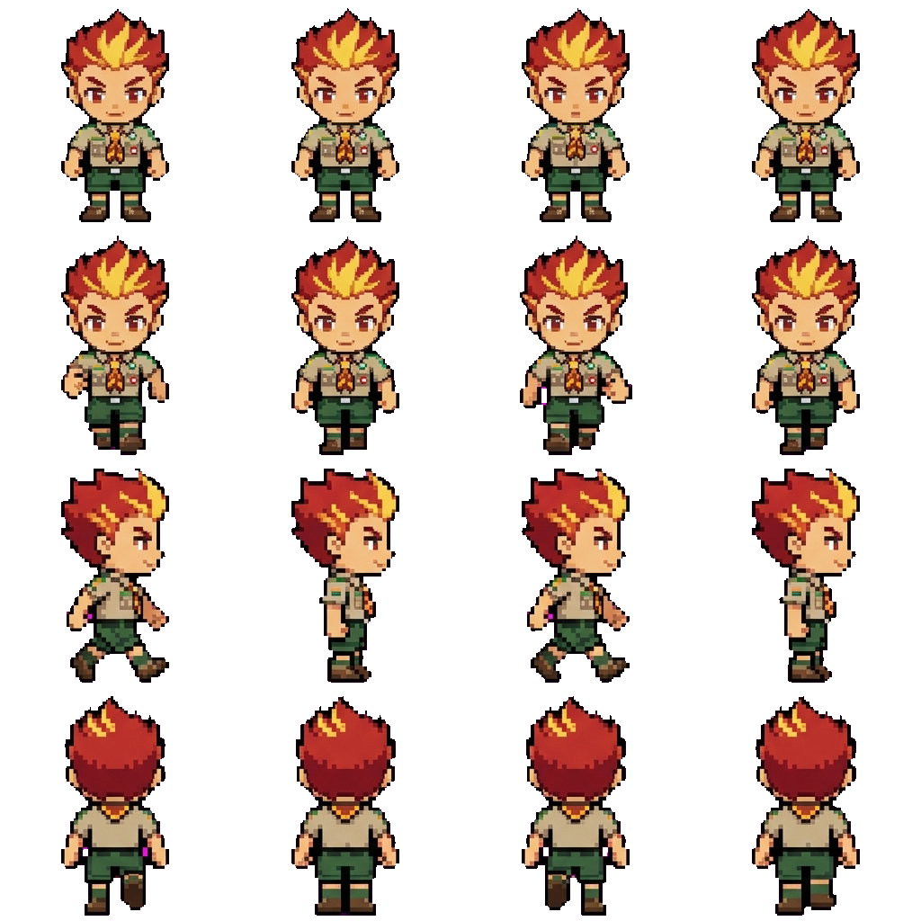 Taiga Akatora movement sprite