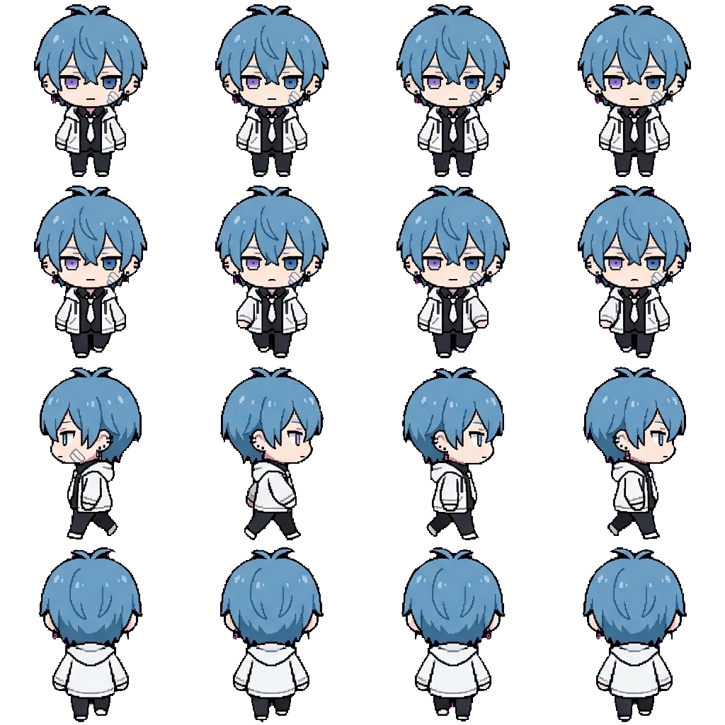 Akito Shirogane movement sprite