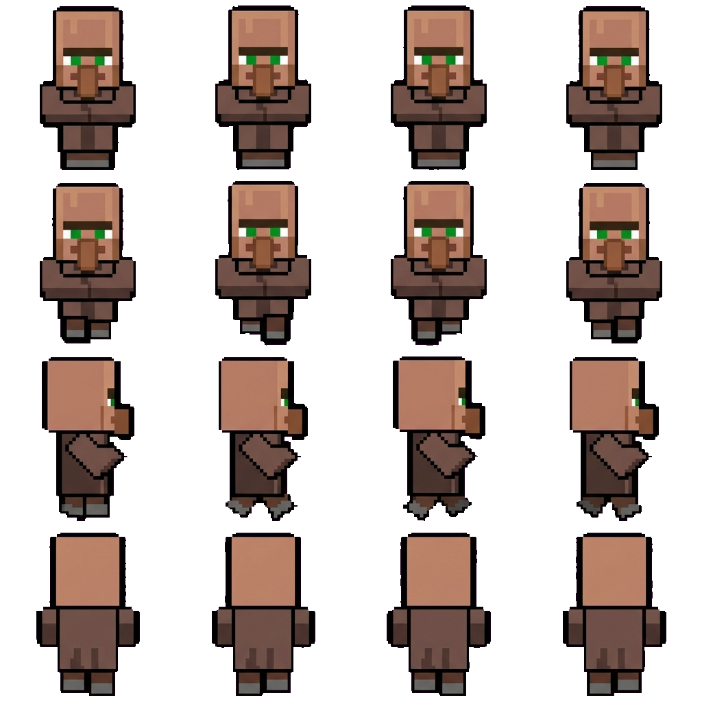 Villager movement sprite