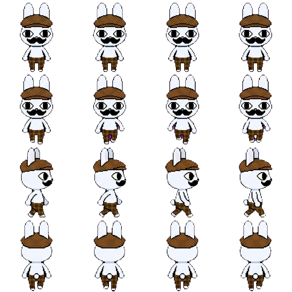 Barney movement sprite