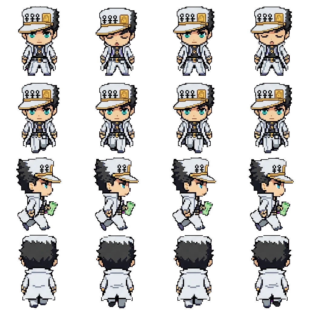 Jotaro Kujo movement sprite