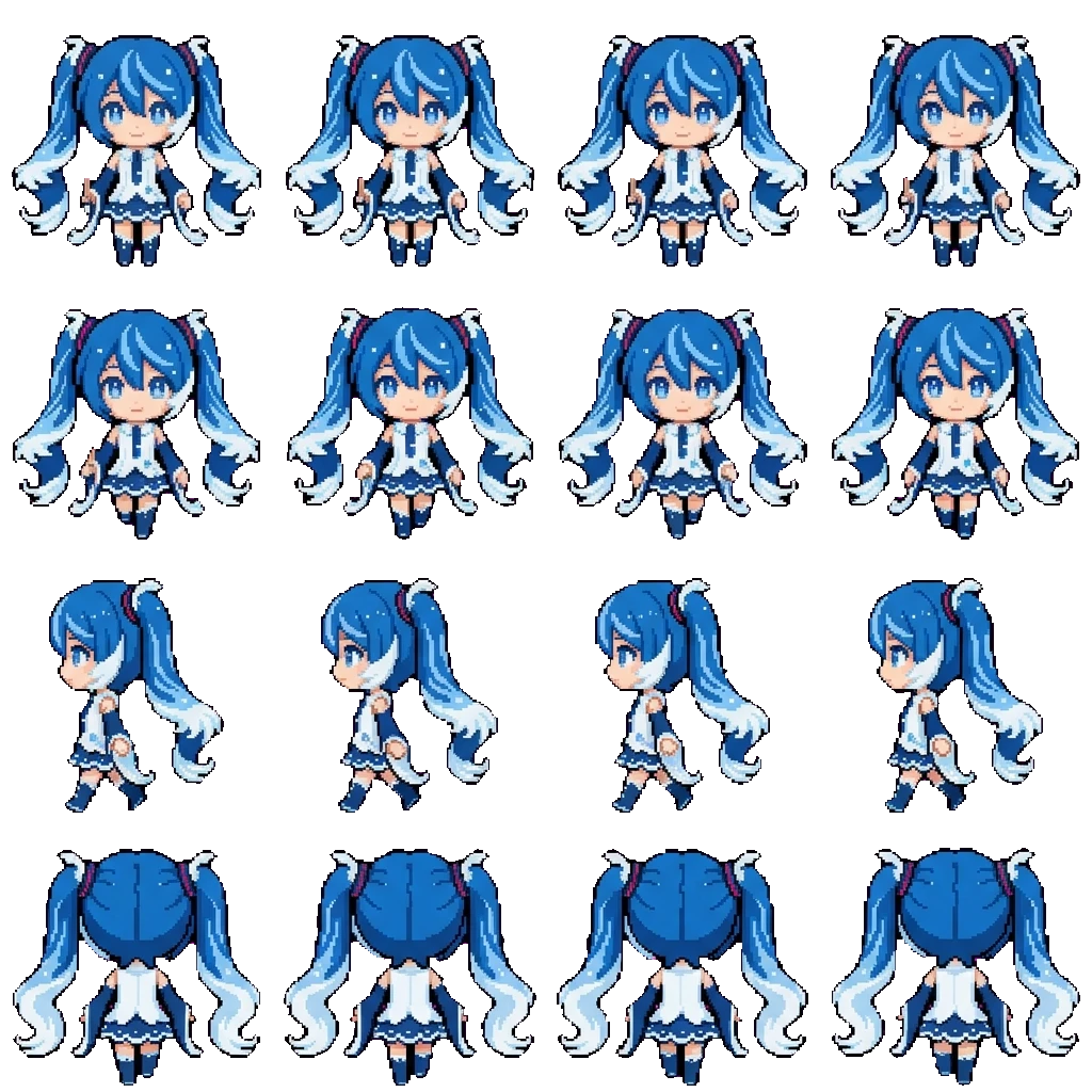 Hatsune miku movement sprite