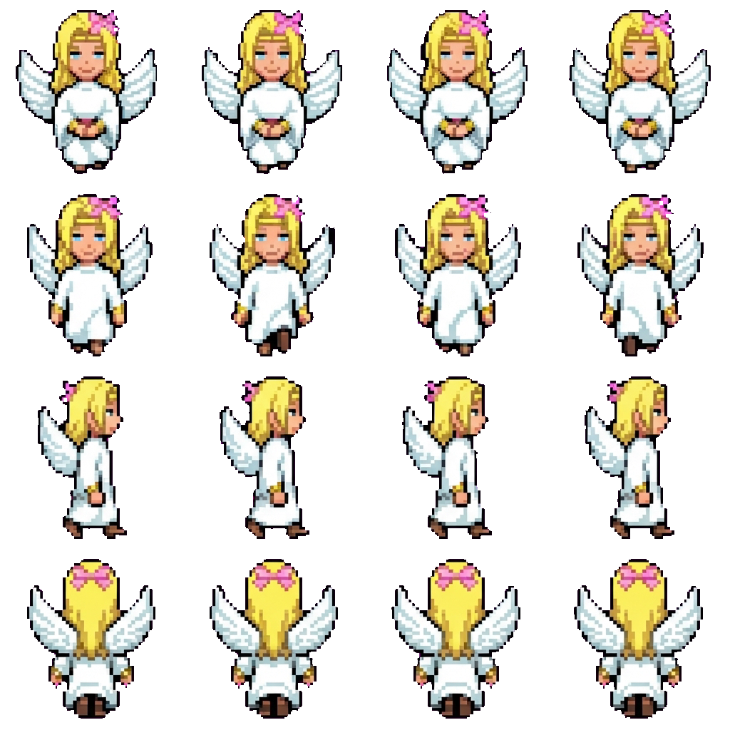 Angel Uriel movement sprite
