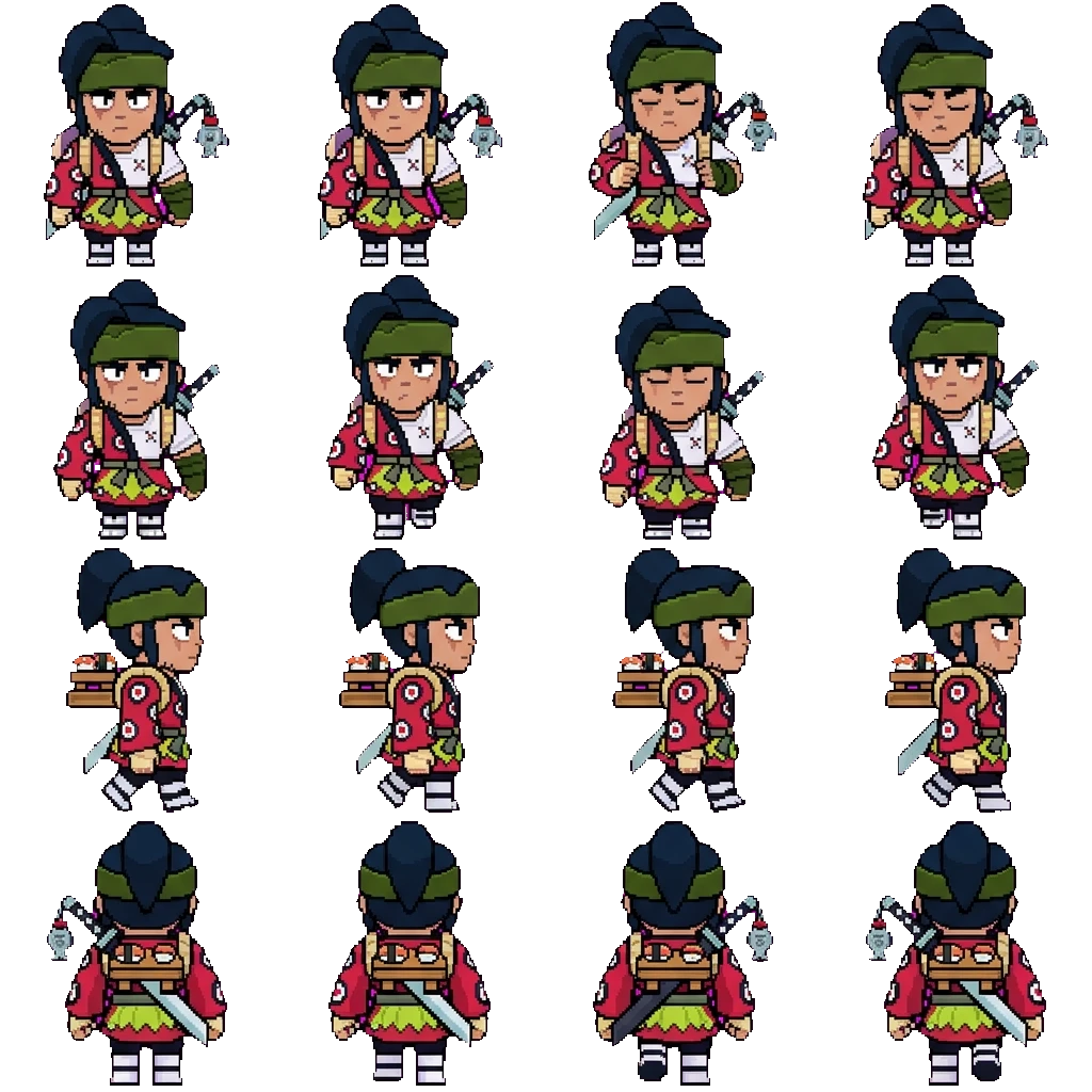 Kenji movement sprite