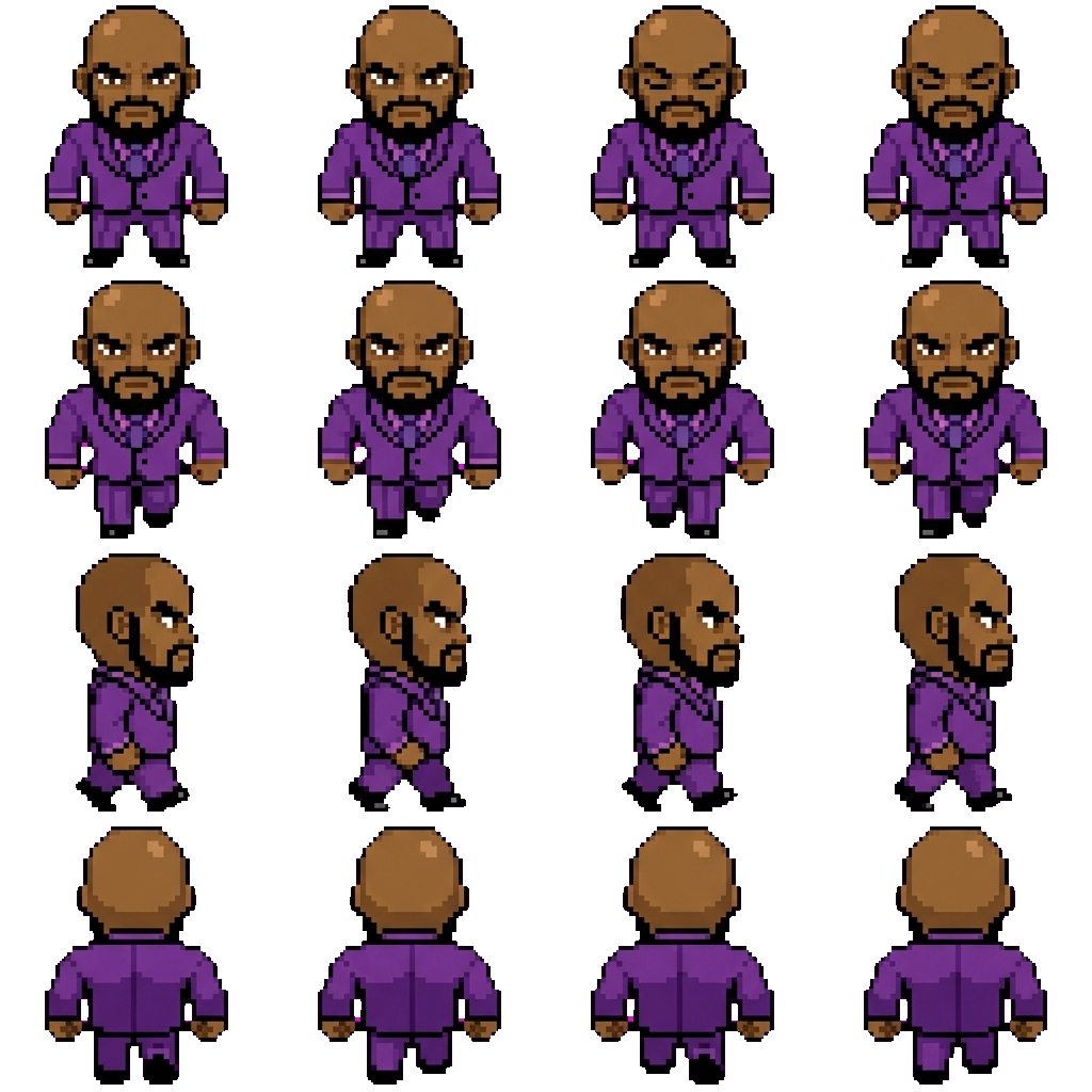 Vince movement sprite