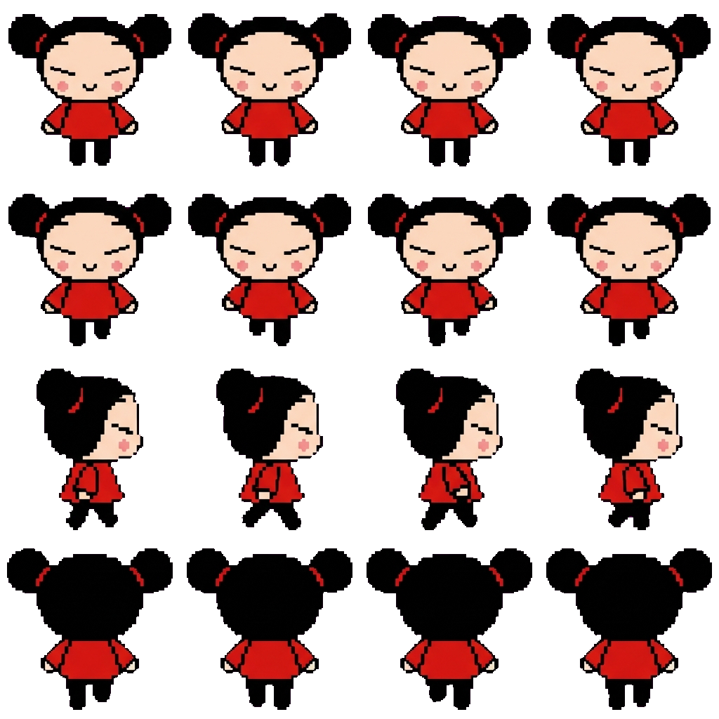 Pucca movement sprite