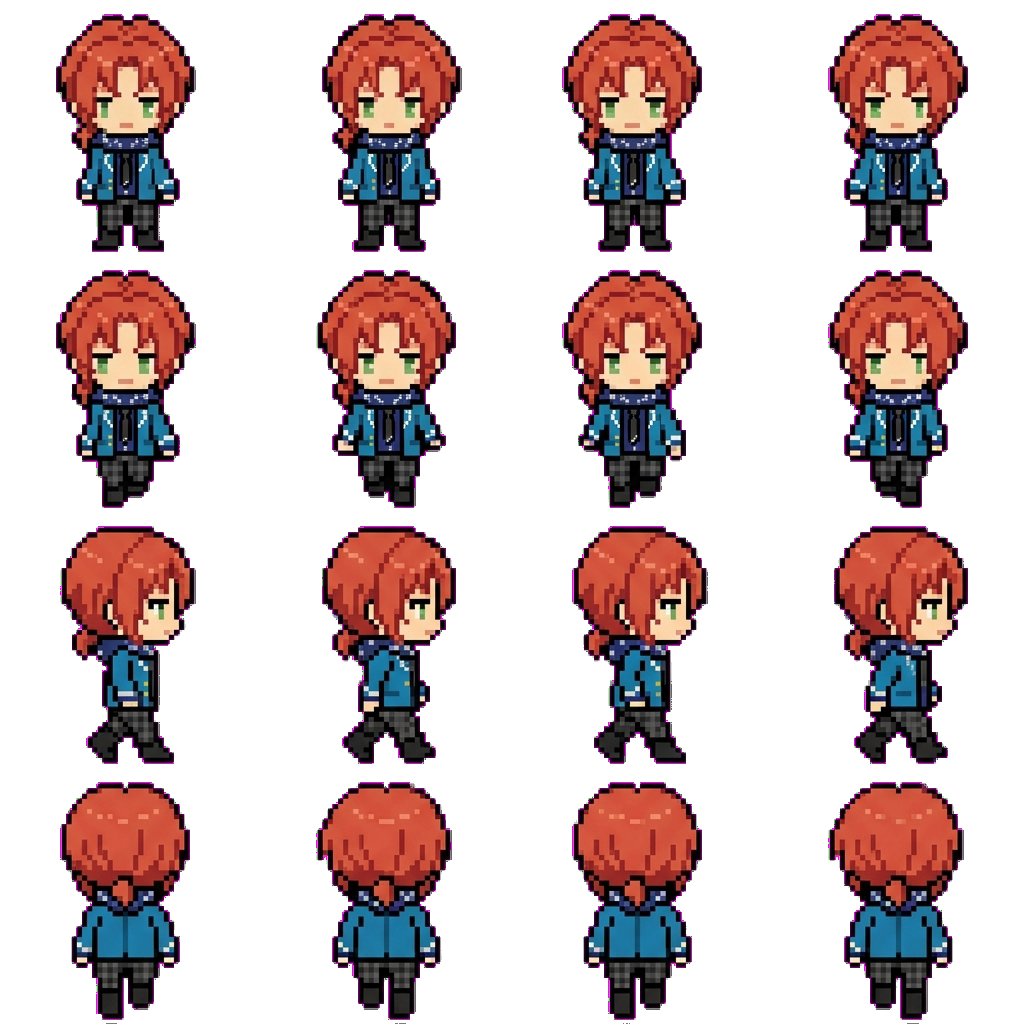 Leo tsukinaga movement sprite