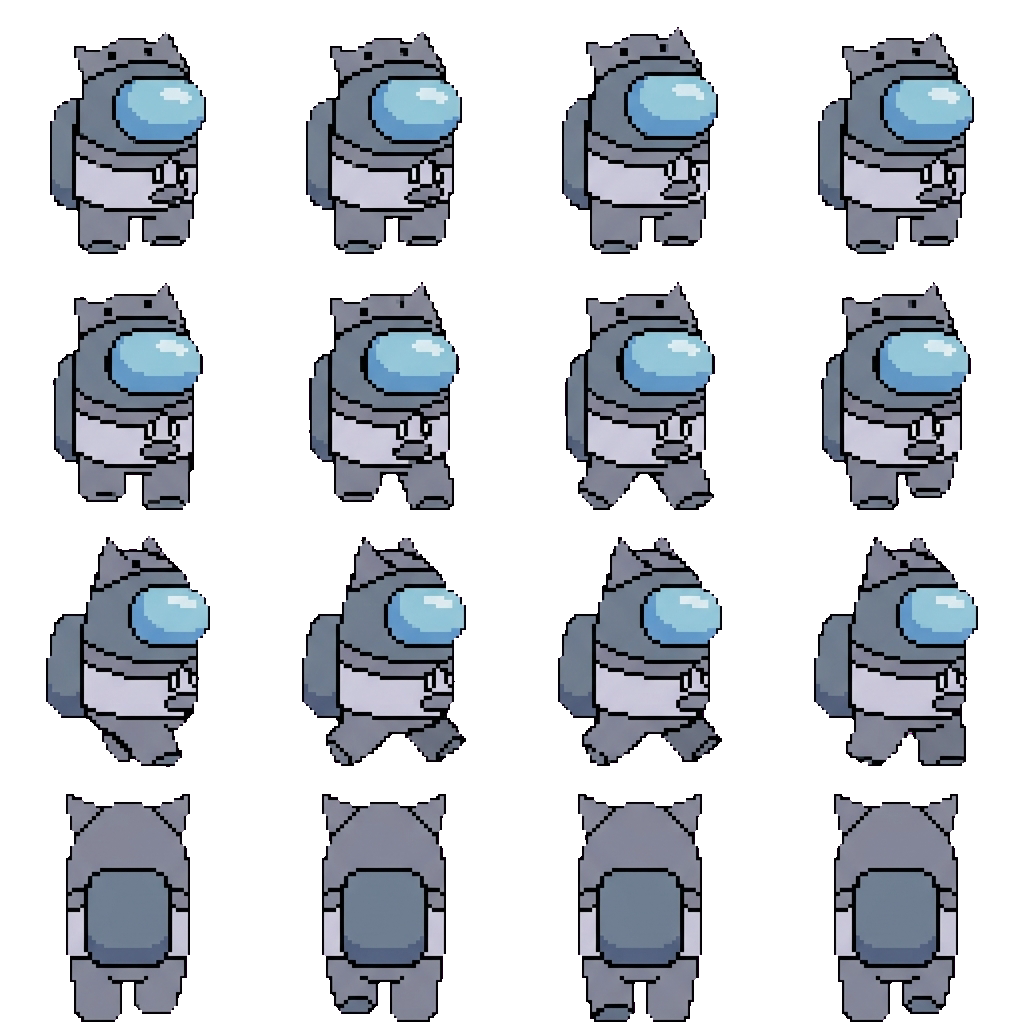 Grey movement sprite