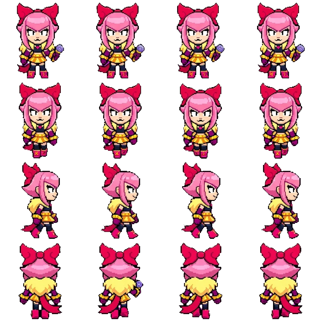 Melodie movement sprite