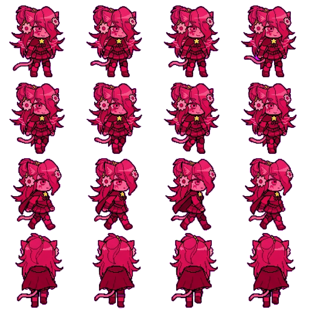 Glamrock pinky movement sprite