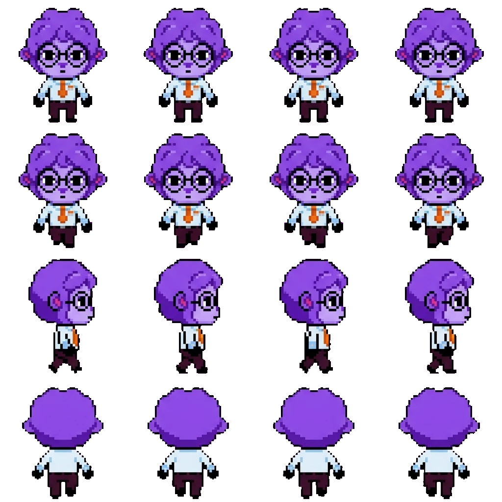 Secretary movement sprite