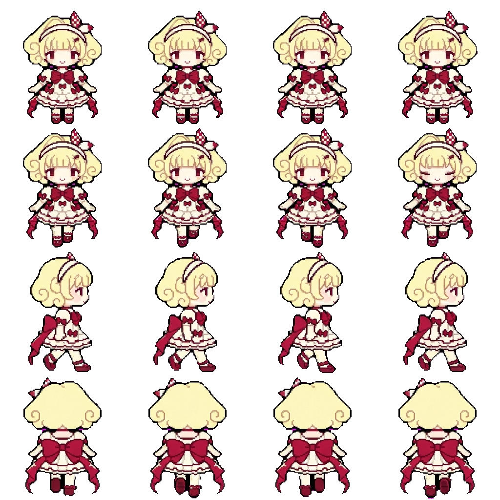 Mia movement sprite