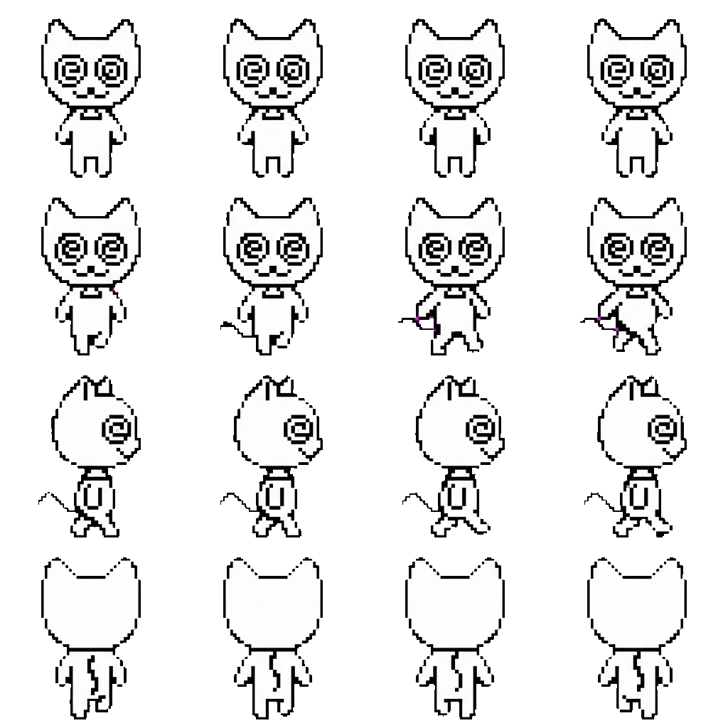 Spark movement sprite