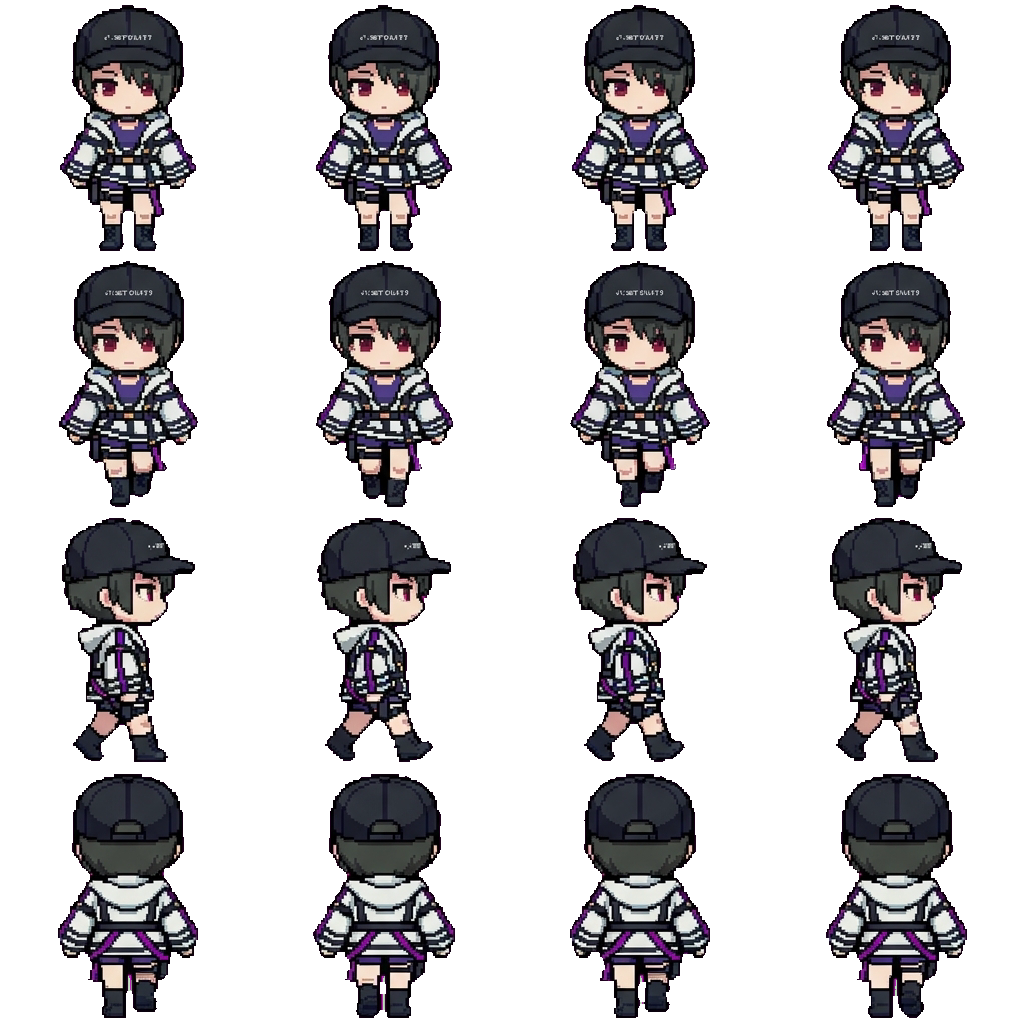 Kotoko movement sprite