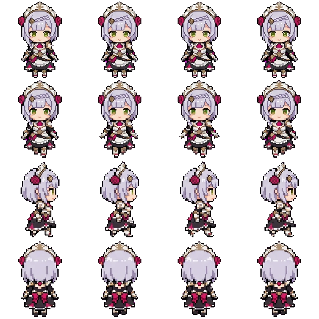 Noelle movement sprite