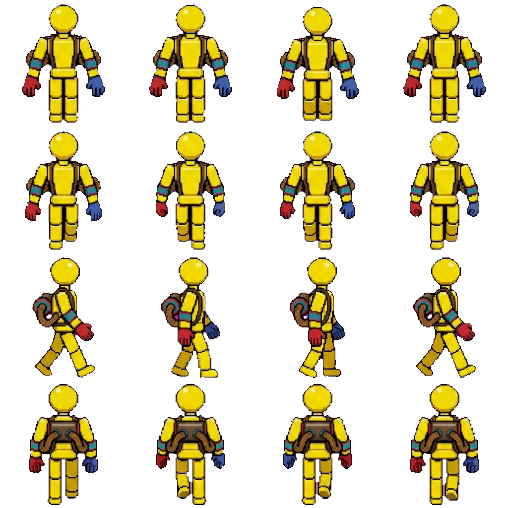 Player movement sprite