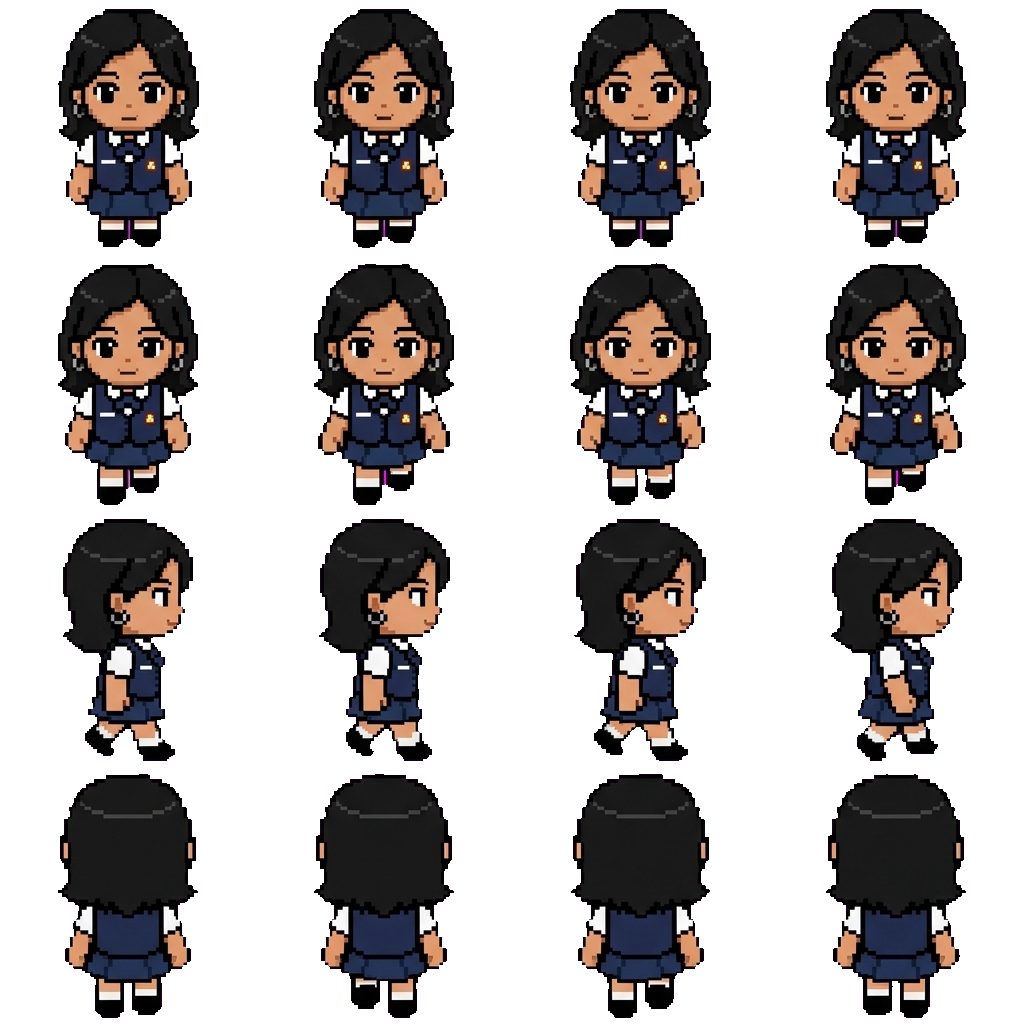 Asha movement sprite