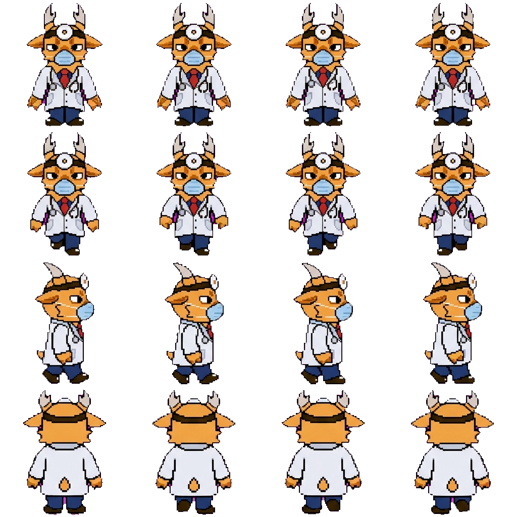 Dr. Harlow movement sprite