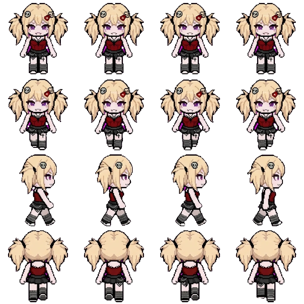 Snow movement sprite