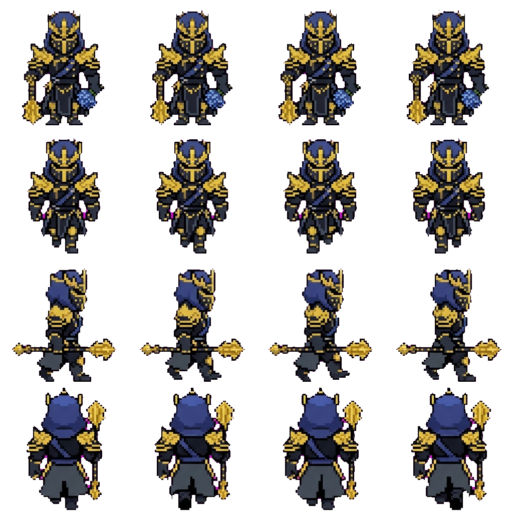 Fray Myste movement sprite