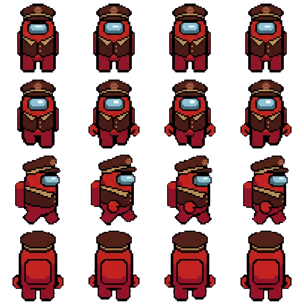 Rojo movement sprite
