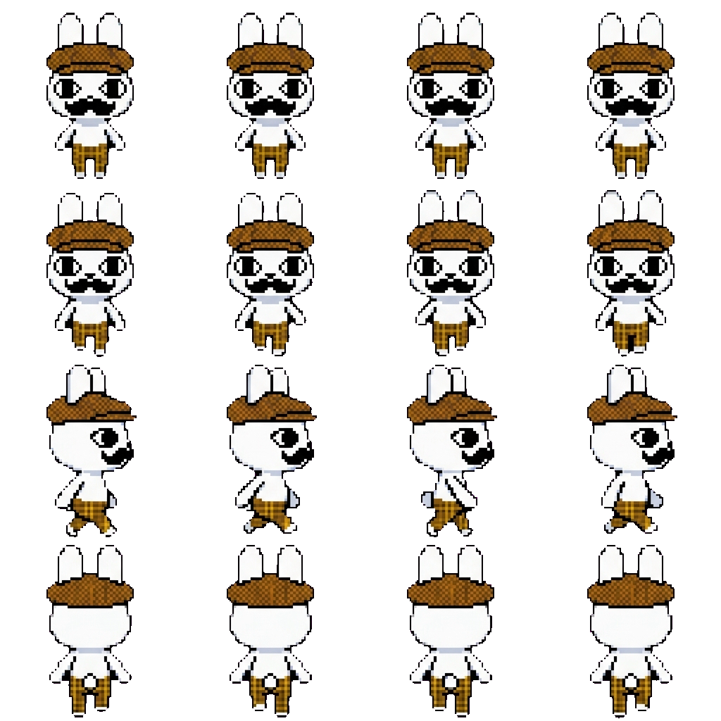 Barney movement sprite