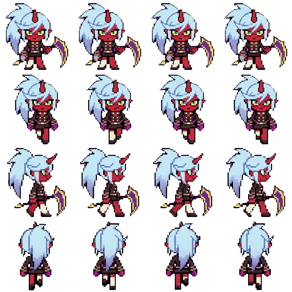 Kneesocks Demon movement sprite