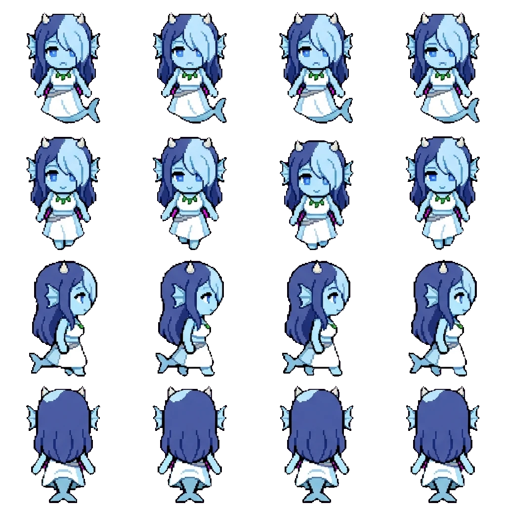 Umiko movement sprite