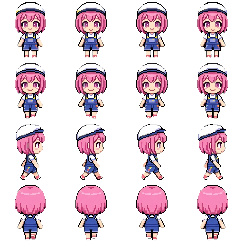 painter emu movement sprite