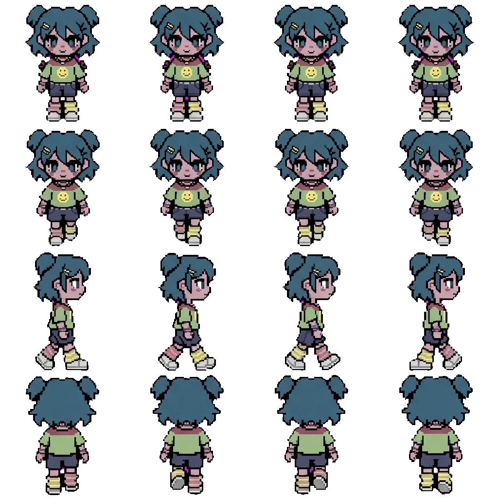Lacey movement sprite