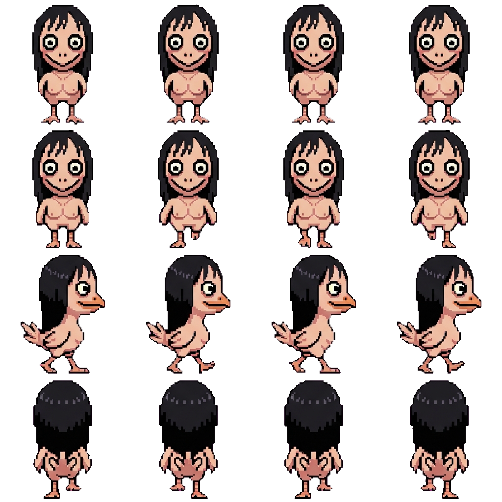 Momo movement sprite