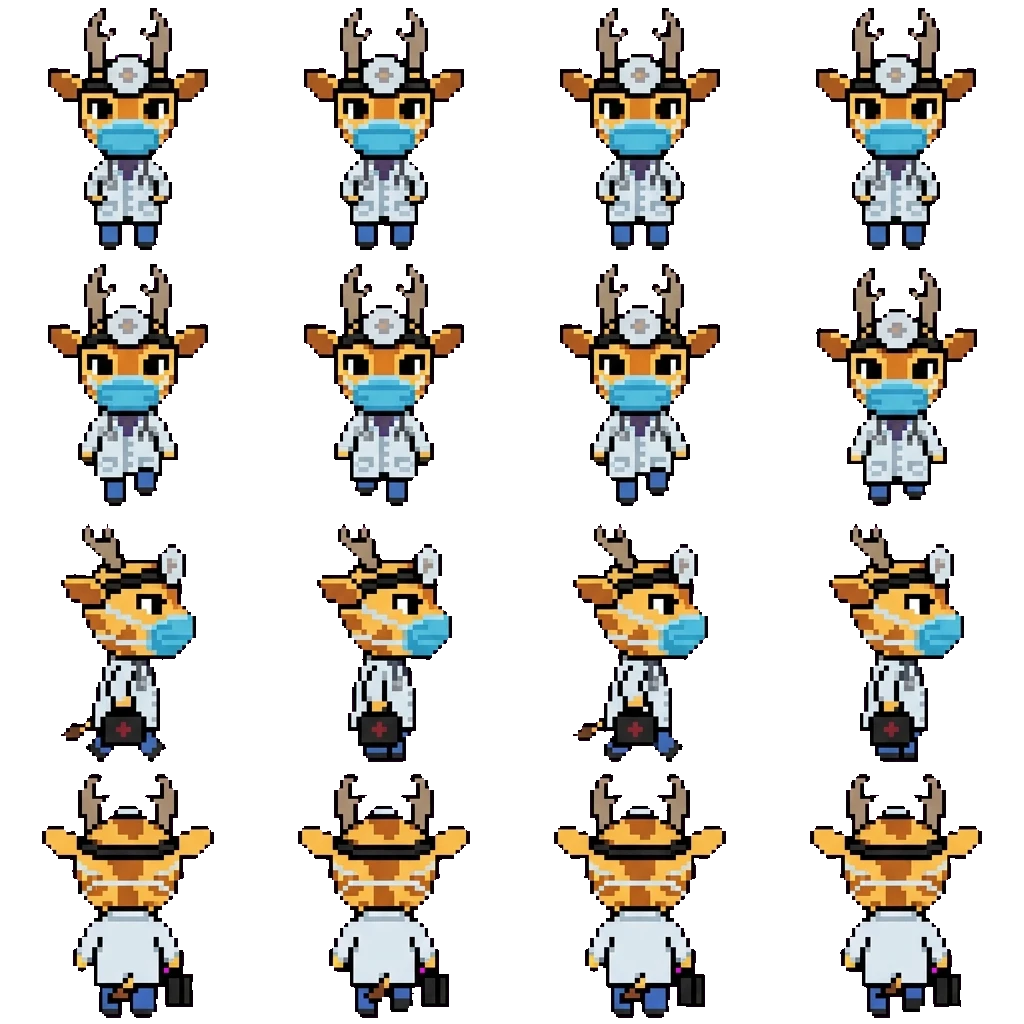 Доктор Харлоу movement sprite