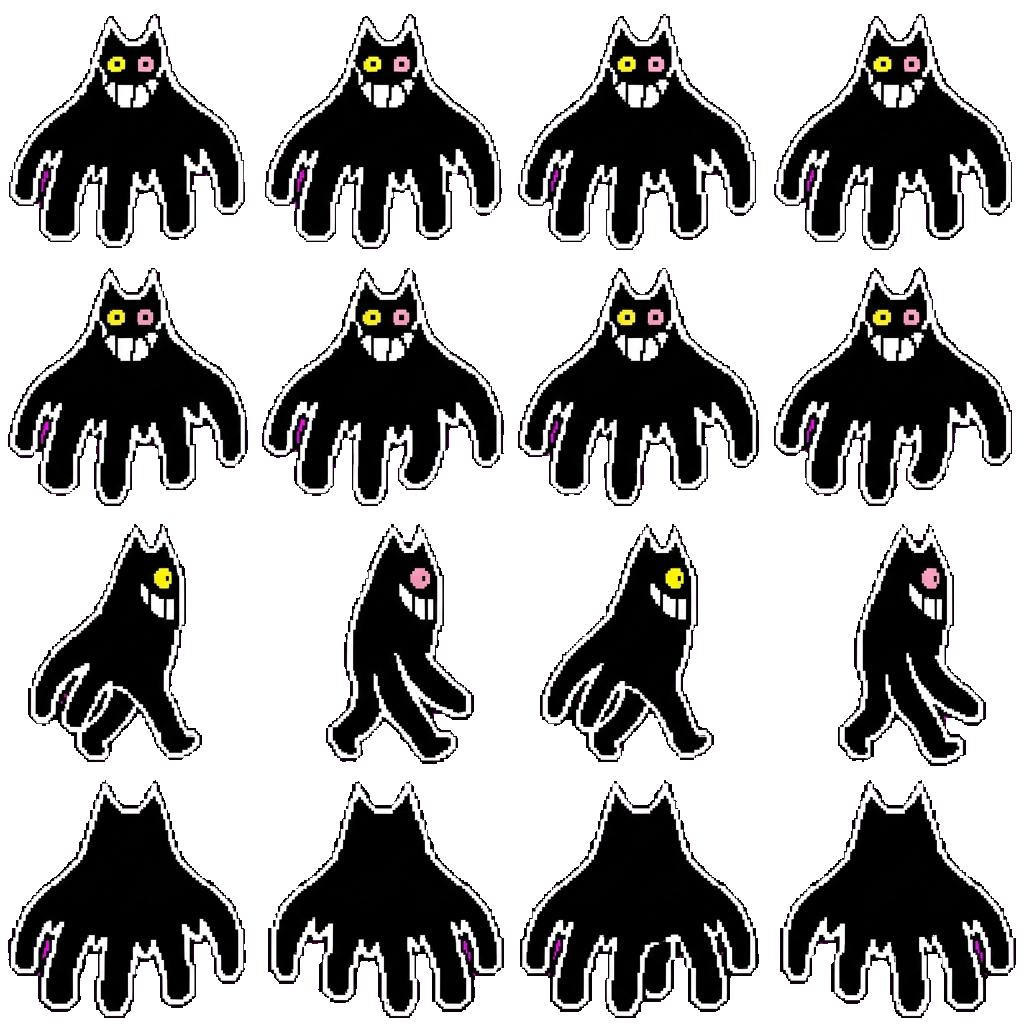Friend movement sprite
