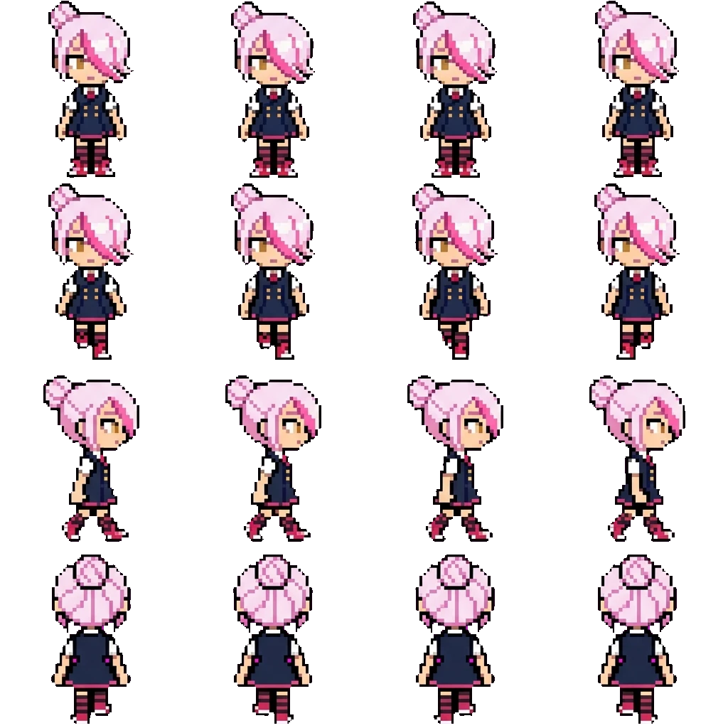 Meg movement sprite