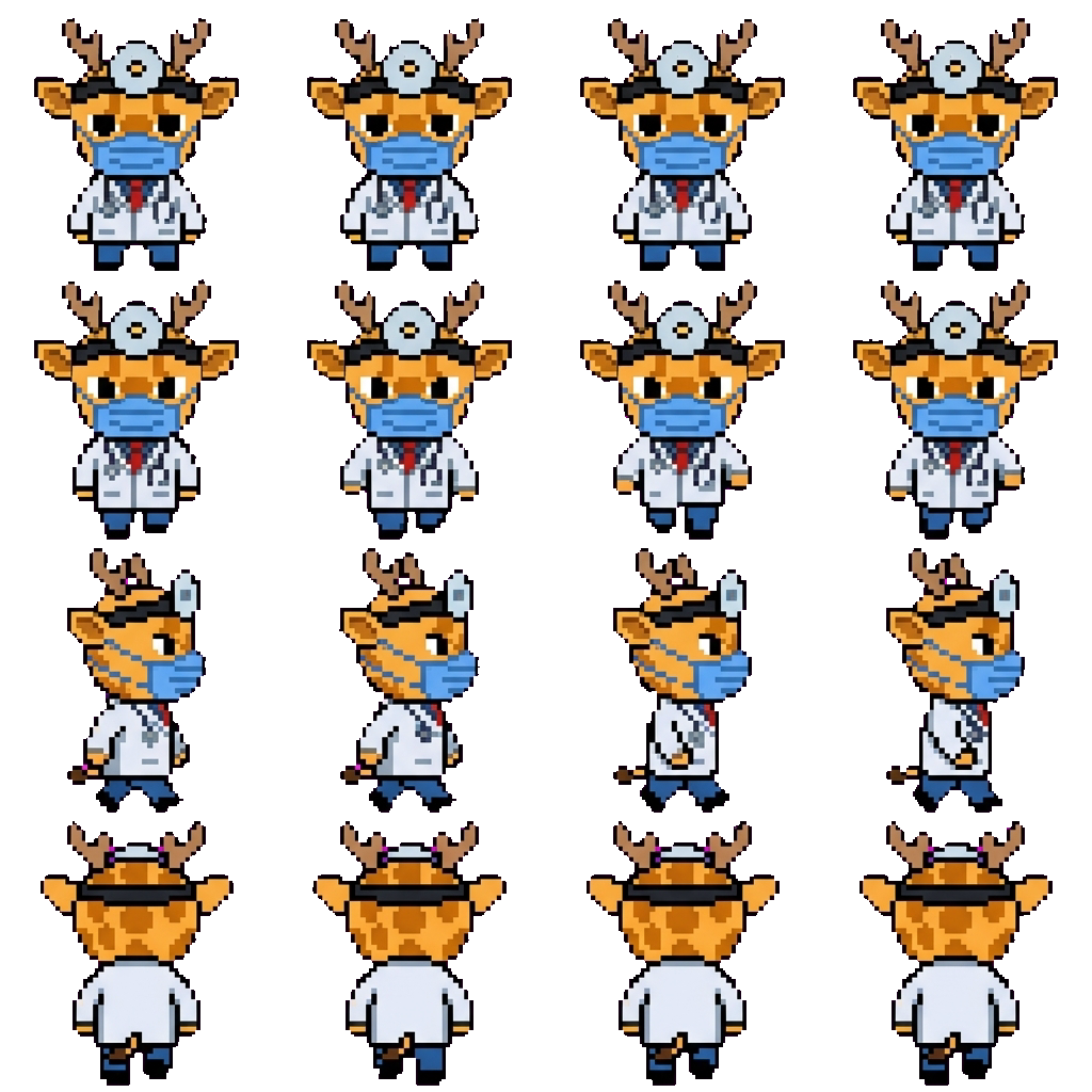 Dr Harlow movement sprite