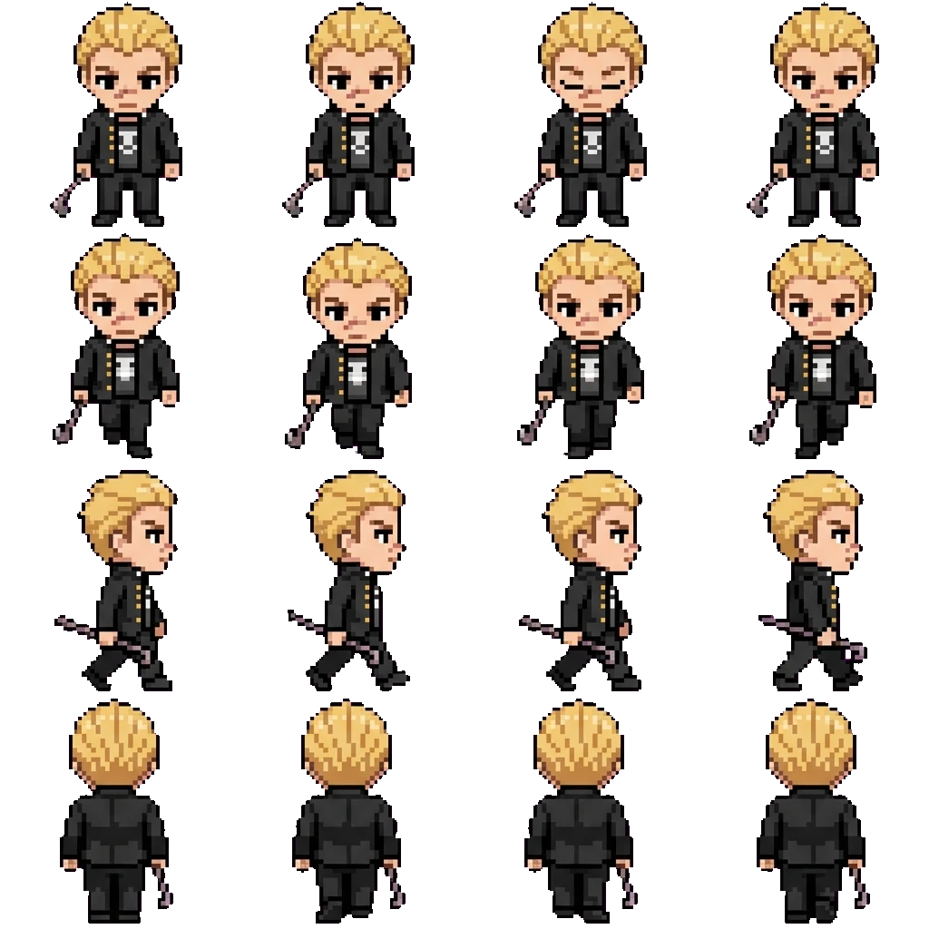 Hayanari Tsumeato movement sprite