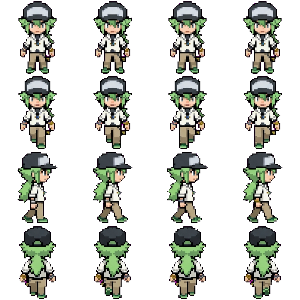 N movement sprite