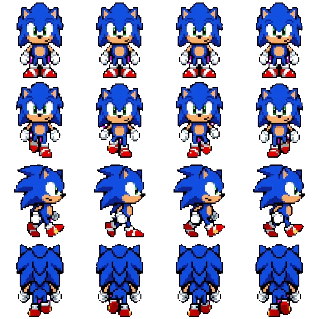 Sonic movement sprite