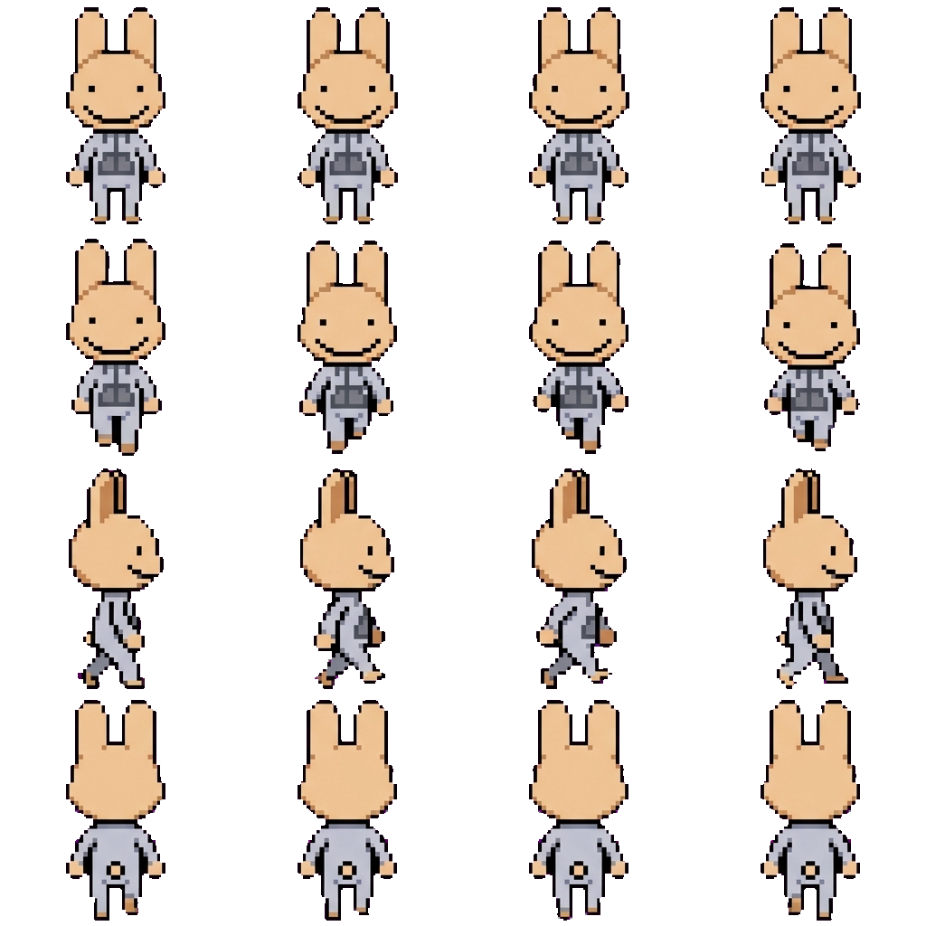 Intern movement sprite