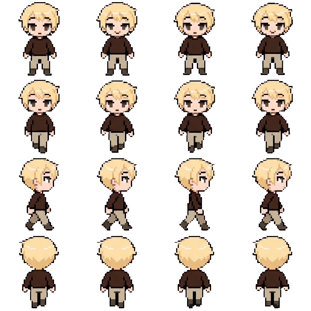 Chuck movement sprite