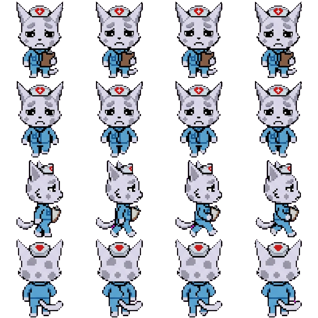 Totalmente! Sobrevivir al turno 4 movement sprite
