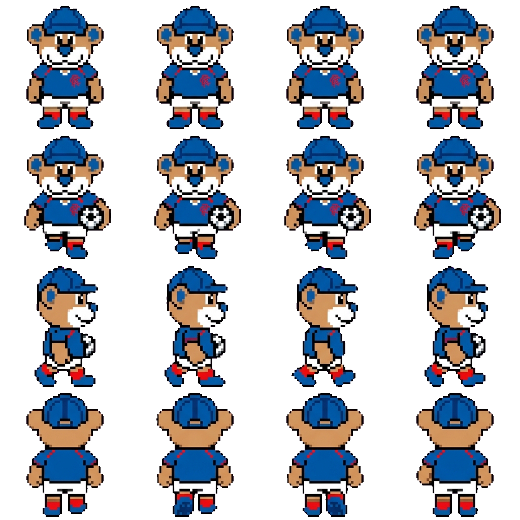 Broxi Bear movement sprite