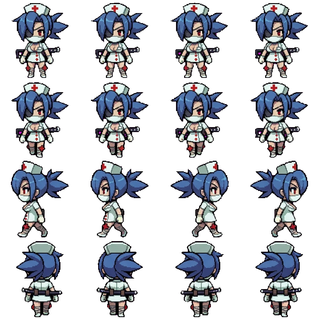 Valentine movement sprite
