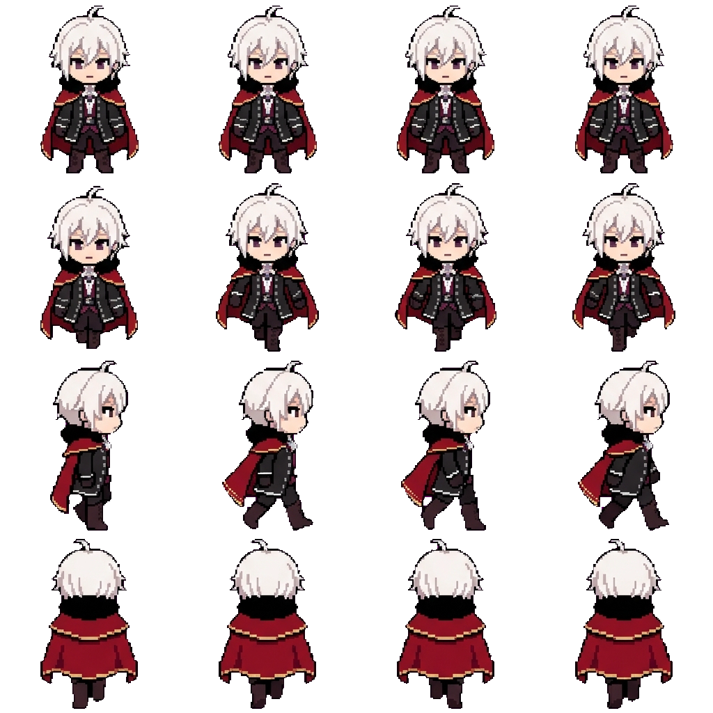 九條 天 movement sprite